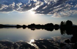 Mirror on Pablo Reservoir