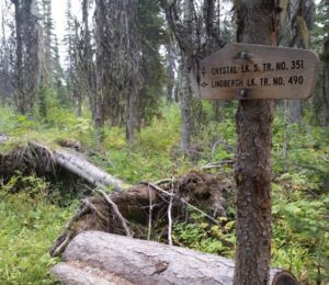Hiking Near Flathead Lake - Crystal Lake