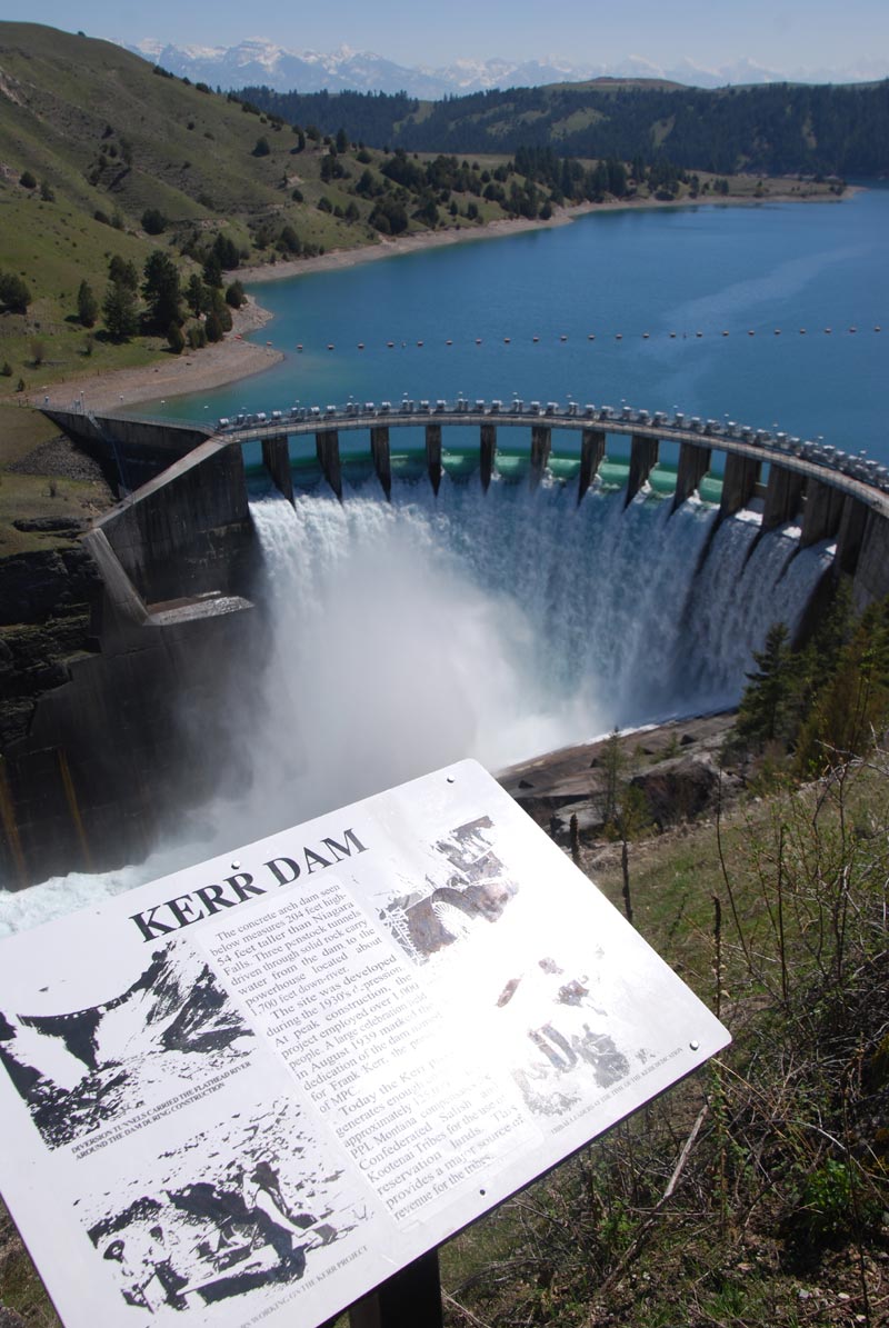Flathead Lake Montana - KERR Dam
